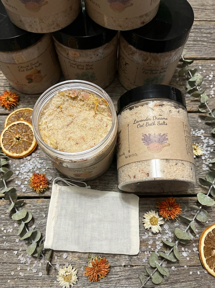 Lavender Oat Salt Bath Soak