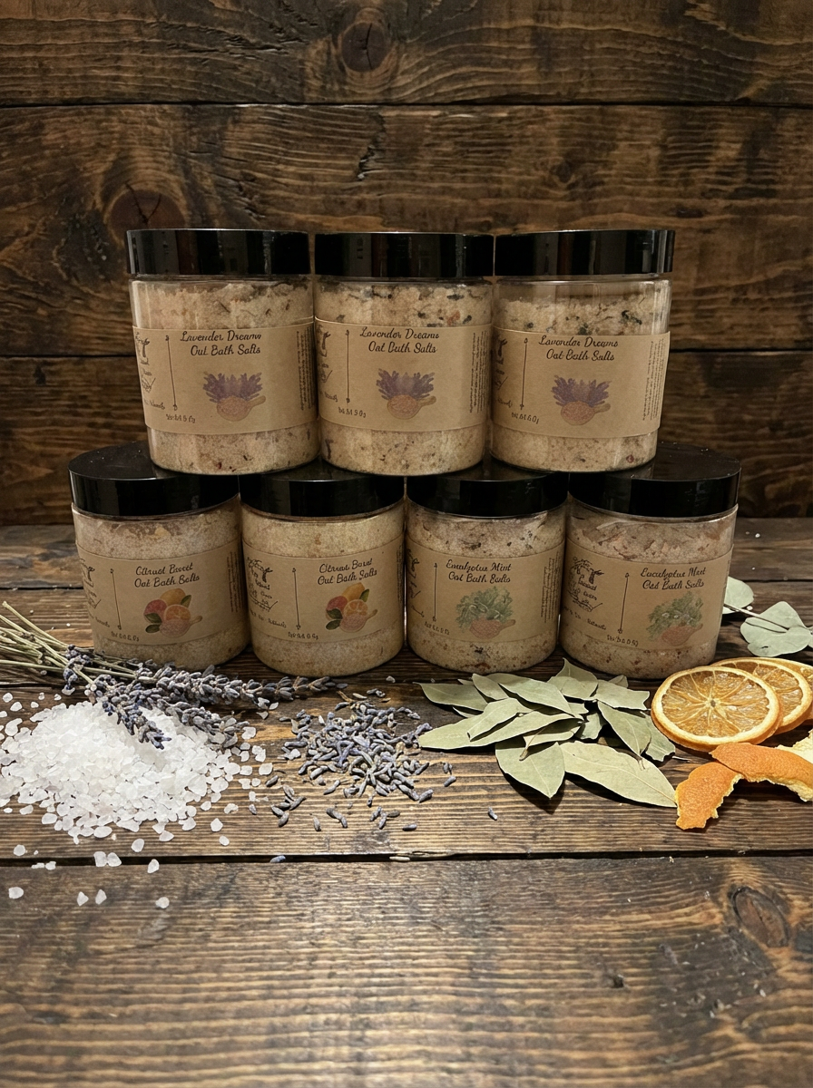 Lavender Oat Salt Bath Soak